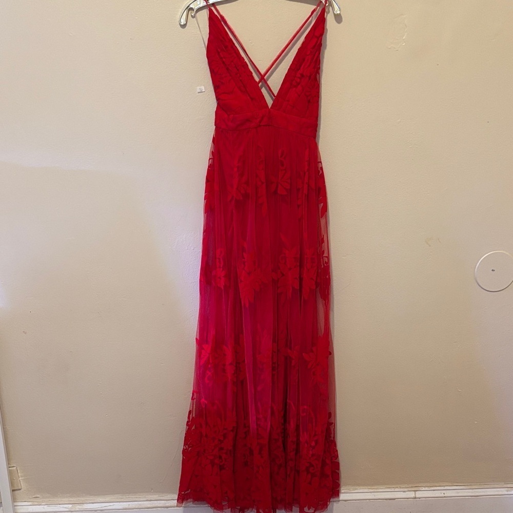Windsor Red Backless Dress